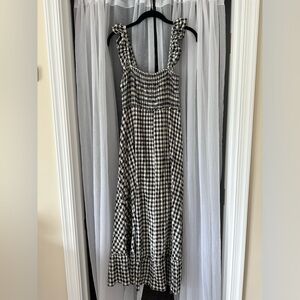 Gingham maxi